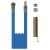 Hochdruckschlauch 2SC DN 8, DKOL M18x1,5 - DKOL M18x1,5, blau, 1,57 Meter, Mosmatic Z-Deckenkreisel 1450 mm, Edelstahl, Zugfeder