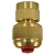 Premium Schlauchkupplung Universal, 1/2" / 12-15 mm, Wasserstopp, Messing